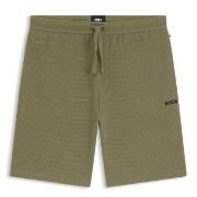 BOSS Waffle Nightwear Shorts Hellgrün Small Herren
