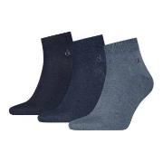 Calvin Klein 3P Classic Quarter Socks For Men Marine/Blau Gr 39/42 Her...