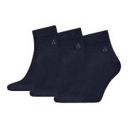 Calvin Klein 3P Classic Quarter Socks For Men Navy Gr 39/42 Herren