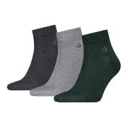 Calvin Klein 3P Classic Quarter Socks For Men Multi-colour-2 Gr 39/42 ...