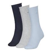 Calvin Klein 3P Classic Socks For Women Grau/Blau Gr 39/42 Damen
