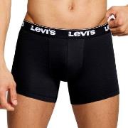 Levis 3P Repeat Logo Boxer Brief Multi Schwarz Baumwolle Small Herren