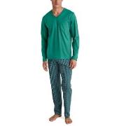 Calida Relax Imprint 3 Pyjamas Geblümt Baumwolle XX-Large Herren