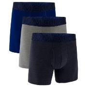 Under Armour 3P Perfect Cotton 6in Boxer Marine Small Herren