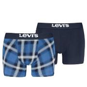 Levis 2P Argyle Check Boxer Blau Baumwolle Medium Herren