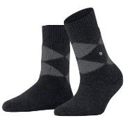 Burlington Women Cosy Argyle House socks Schwarz Gr 36/41 Damen