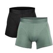 Salming 2P Boxer Briefs Schwarz/Grün Medium Herren