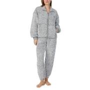 DKNY Chill In Style Zip Top Jogger Set Grau Polyester Small Damen