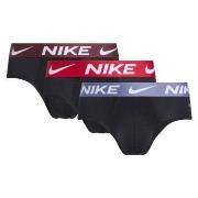 Nike 3P Dri-Fit Essential Micro Hip Brief Rot/Blau Baumwolle Small Her...