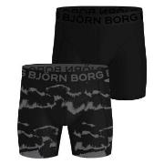 Björn Borg 2P Sports Lightweight Boxers Schwarz/Grau Polyester Medium ...