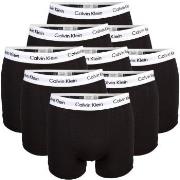 Calvin Klein 9P Cotton Stretch Trunks Schwarz/Weiß Baumwolle Small Her...