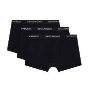 Armani Stretch Jersey Boxer Briefs 3P Schwarz Baumwolle Small Herren
