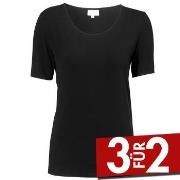 Damella Bamboo  31302 T-Shirt Schwarz Bambus Small Damen