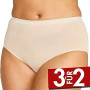 Damella Classic Cotton Midi Brief Puder Baumwolle Small Damen