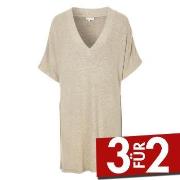 Damella Knitted Lounge Tunic Beige Small Damen