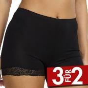 Damella Lace Boxer Brief Schwarz Polyester Small Damen