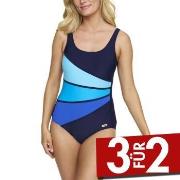 Damella Laura Chlorine Resistant Swimsuit Marine/Blau 38 Damen