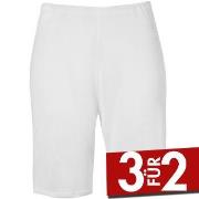 Damella Microfiber Waist Slip Shorts Weiß Viskose 38 Damen