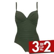 Damella Miranda Swimsuit Dunkelgrün B/C 38 Damen