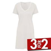 Damella Silk Nightdress SS Elfenbein Seide Small Damen