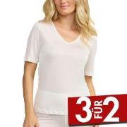 Damella Silk T-Shirt Elfenbein Seide Small Damen