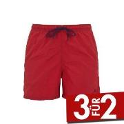 Damella Badehosen Swim Boxershorts Rot Polyamid Small Herren