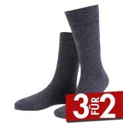 Amanda Christensen True Ankle Dot Sock Anthrazit Gr 39/42 Herren