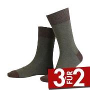 Amanda Christensen True Contrast Ankle Sock Olive Gr 39/42