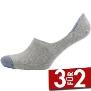 Amanda Christensen True Contrast Invisible Sock Hellgrau Gr 43/44