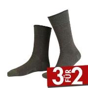 Amanda Christensen True Stripe Ankle Sock Olive Gr 39/42