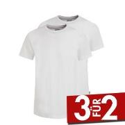 Jockey 2P Cotton Crew Neck T-Shirt Weiß Baumwolle Small Herren