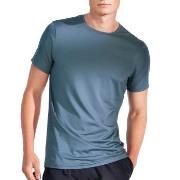 Bread and Boxers Active Crew Neck Blau Polyester Small Herren