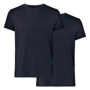 Resteröds 2P Organic Cotton Crew Neck Marine Ökologische Baumwolle Sma...