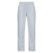 Resteröds Sandman Pyjama Pants Hellblau gestreift Baumwolle Small Herr...