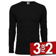 Dovre Long Sleeve Crew Neck Schwarz Baumwolle Small Herren