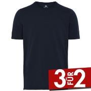 Dovre Organic Wool  Crew Neck T-shirt Marine Merinowolle Small Herren