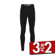 Dovre Organic Wool Long Johns Schwarz Merinowolle Small Herren