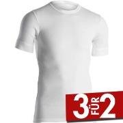 Dovre Rib T-Shirt Weiß Baumwolle Small Herren