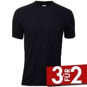 Dovre Singel Jersey T-Shirt Schwarz Baumwolle Small Herren