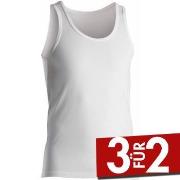 Dovre Singlet Weiß Baumwolle Small Herren
