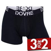 Dovre Wool Boxer With Fly Schwarz Merinowolle Small Herren