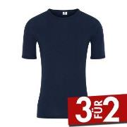 Dovre Wool T-shirt Marine Merinowolle Small Herren