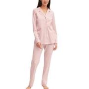 Calida Night Lovers Pyjama With Collar Rosa Baumwolle Small Damen