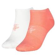 Tommy Hilfiger 2P Cotton Blend Logo Sneaker Socks Korall/Weiß Gr 39/42...