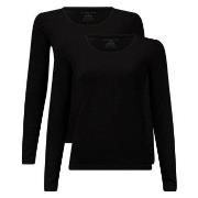 Bamboo basics 2P Lara Knitted  Long Sleeve T-Shirt Schwarz Small Damen