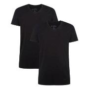 Bamboo basics 2P Velo T-Shirt V Neck Schwarz Small Herren