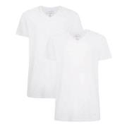 Bamboo basics 2P Velo T-Shirt V Neck Weiß Small Herren