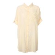 Missya Siena Beach Shirt Elfenbein Baumwolle Small Damen