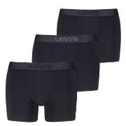 Levis 3P Logo Boxer Briefs Schwarz Baumwolle Small Herren