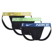 Nike 3P Dri-Fit Essential Micro Jockstrap Schwarz/Grün Polyester Small...